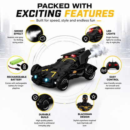 The Flyers Bay 1:16 Scale Remote Control Thar Jeep 4x4 with Lights, Music, and Openable Doors | Built-in Arjan Valley Song | Rechargeable Off-Road SUV Car Toy for Kids