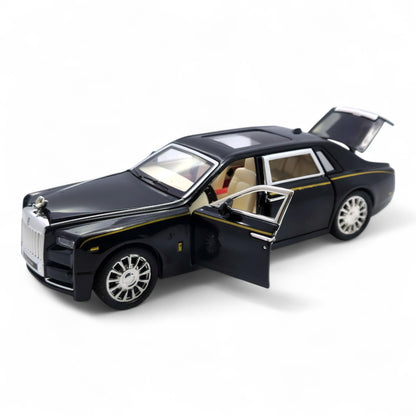 The Flyers Bay 1:32 Die-Cast Rolls-Royce Style Car Toy with Pull-Back Action, Lights & Music, Openable Doors – Premium Metal Miniature Model for Kids 2+ Years
