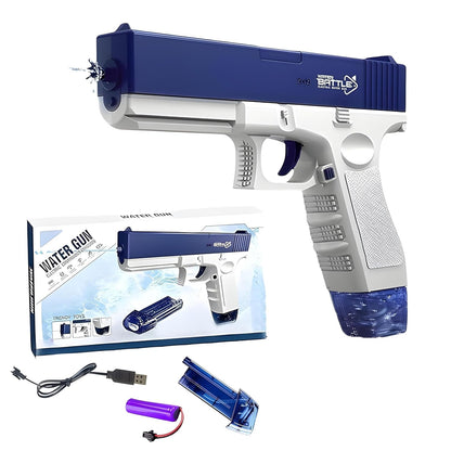 The Flyers Bay Electric Water Gun Toy for Kids | Rechargeable Automatic Water Absorption | High-Pressure Electric Water Blaster for Outdoor Water Battles