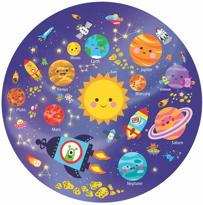 Fiddlys Creative Wooden Jigsaw Puzzle for Kids | 66 Pieces Educational Single Layer Puzzle | Fun & Learning Toy for Children Ages 3+