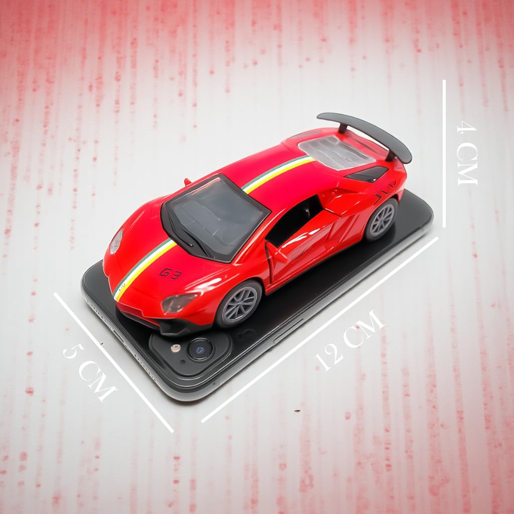 The Flyers Bay 1:32 Scale Die-Cast Metal Toy Vehicle for Kids – Pull-Back Action, Openable Doors, Lights & Music | Realistic Miniature | Gift for Boys & Girls 2+ Years
