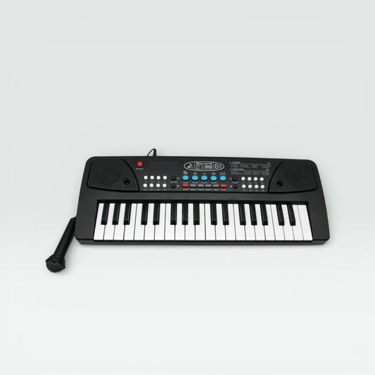 The Flyers Bay Kids Piano Keyboard with Mic – 37 Keys Musical Toy, 8 Rhythms, 8 Tones, Recording & Demo Songs, Portable Electronic Keyboard for Kids Age 2–5 Years Boys & Girls