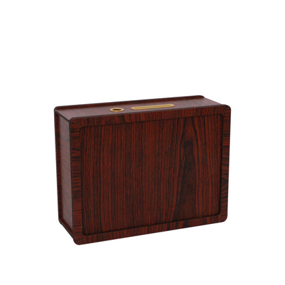 Fiddlys Wooden Piggy Bank with Pen for Kids & Adults – Smart Money Saver Coin Box (1,00,000)