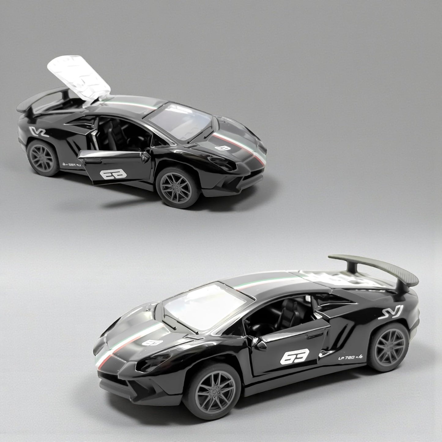 The Flyers Bay 1:32 Scale Die-Cast Metal Toy Vehicle for Kids – Pull-Back Action, Openable Doors, Lights & Music | Realistic Miniature | Gift for Boys & Girls 2+ Years