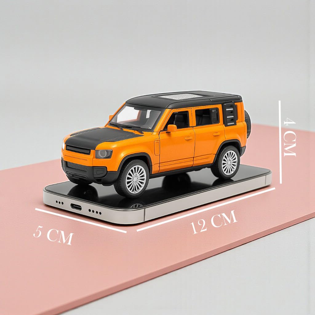The Flyers Bay 1:32 Scale Die-Cast Metal Toy Vehicle for Kids – Pull-Back Action, Openable Doors, Lights & Music | Realistic Miniature | Gift for Boys & Girls 2+ Years