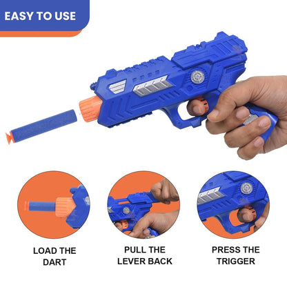 The Flyers Bay Foam Blaster Gun Toy for Kids | Soft Bullet Toy Gun for Boys | Includes 10 Safe Foam Darts & Target Shooting Play | Fun Outdoor & Indoor Action Toy