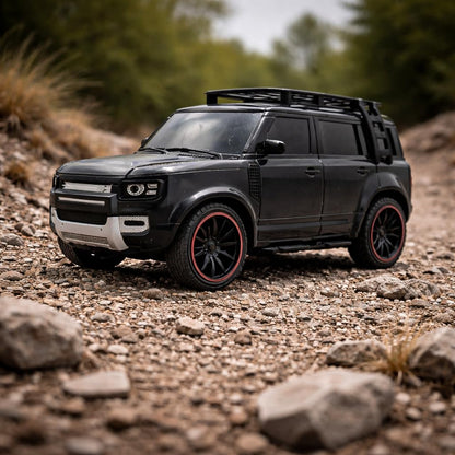 The Flyers Bay Remote Control SUV Car for Kids | Off-Road RC Car with Smoke Effects, Type-C Rechargeable Battery & Inbuilt Music (Arjan Vailly Song) | Toy for Boys & Girls 4+ (Black)