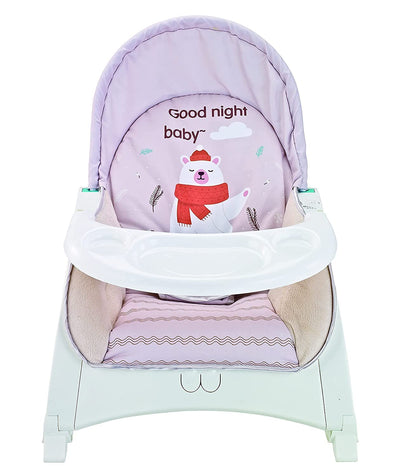Fiddly's Newborn to Toddler Rock N Play Baby Rocker with Soothing Music and Vibration, Rocker Chair for Baby, Adjustable backrest Recline Feature, Detachable Toy Bar