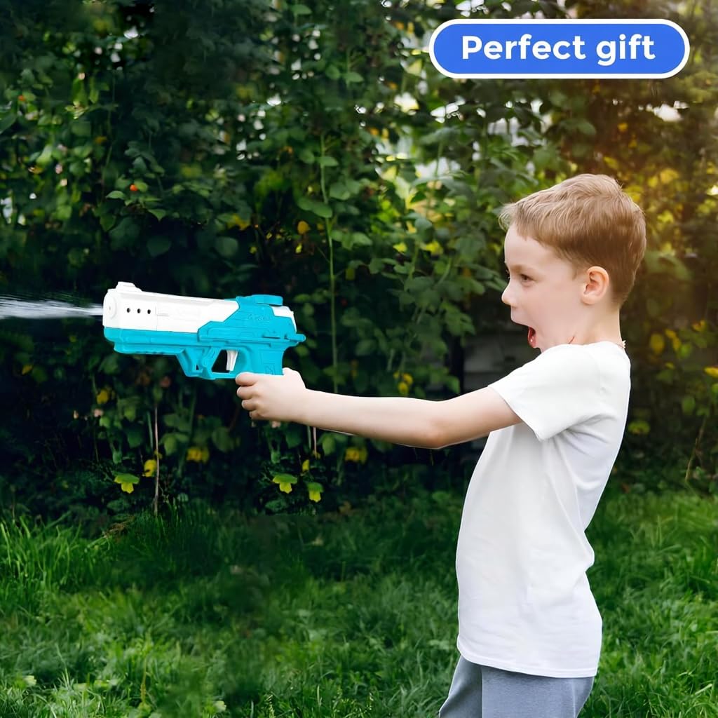 The Flyers Bay Electric Water Gun Toy for Kids | Rechargeable Automatic Water Absorption | High-Pressure Electric Water Blaster for Outdoor Water Battles