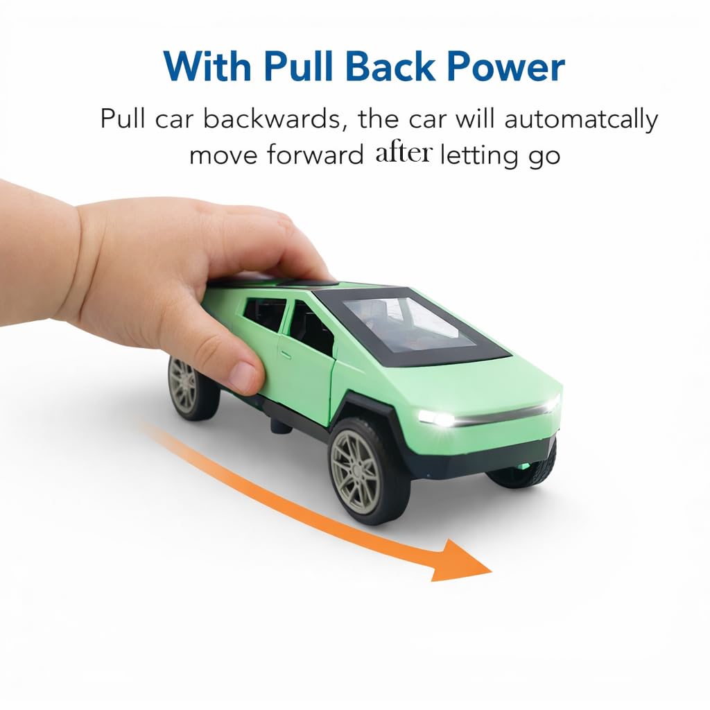 The Flyers Bay 1:32 Scale Die-Cast Metal Toy Vehicle for Kids – Pull-Back Action, Openable Doors, Lights & Music | Realistic Miniature | Gift for Boys & Girls 2+ Years
