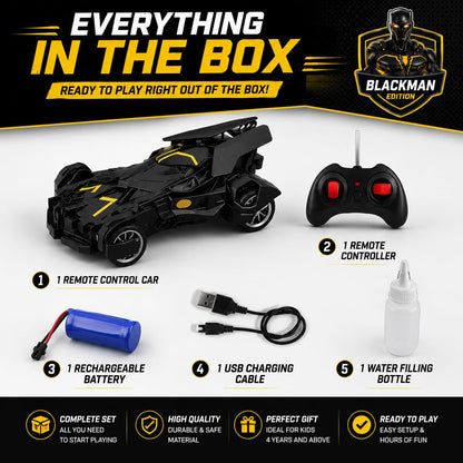 The Flyers Bay 1:16 Scale Remote Control Thar Jeep 4x4 with Lights, Music, and Openable Doors | Built-in Arjan Valley Song | Rechargeable Off-Road SUV Car Toy for Kids