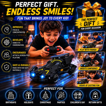 The Flyers Bay 1:16 Scale Remote Control Thar Jeep 4x4 with Lights, Music, and Openable Doors | Built-in Arjan Valley Song | Rechargeable Off-Road SUV Car Toy for Kids