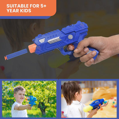 The Flyers Bay Foam Blaster Gun Toy for Kids | Soft Bullet Toy Gun for Boys | Includes 10 Safe Foam Darts & Target Shooting Play | Fun Outdoor & Indoor Action Toy