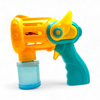 The Flyers Bay Rechargeable Bubble Gun Toy for Kids | Automatic Bubble Maker with 2 Bubble Solution Bottles | Bubble Blower Machine for Outdoor Fun | Toy for Boys & Girls |