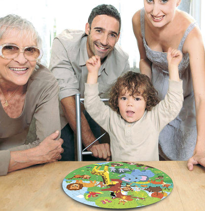 Fiddlys Creative Wooden Jigsaw Puzzle for Kids | 66 Pieces Educational Single Layer Puzzle | Fun & Learning Toy for Children Ages 3+