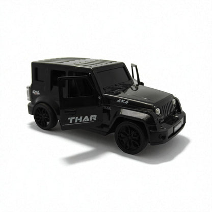 The Flyers Bay 1:16 Scale Remote Control Thar Jeep 4x4 with Lights, Music, and Openable Doors | Built-in Arjan Valley Song | Rechargeable Off-Road SUV Car Toy for Kids