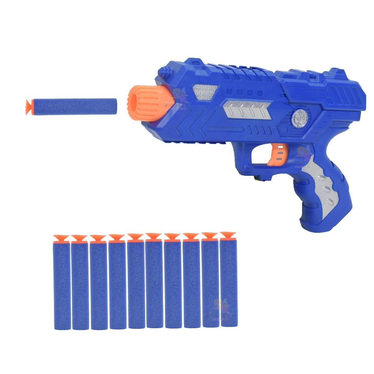 The Flyers Bay Foam Blaster Gun Toy for Kids | Soft Bullet Toy Gun for Boys | Includes 10 Safe Foam Darts & Target Shooting Play | Fun Outdoor & Indoor Action Toy