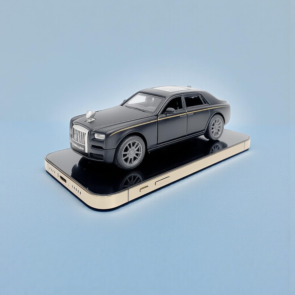 The Flyers Bay 1:32 Scale Die-Cast Metal Toy Vehicle for Kids – Pull-Back Action, Openable Doors, Lights & Music | Realistic Miniature | Gift for Boys & Girls 2+ Years