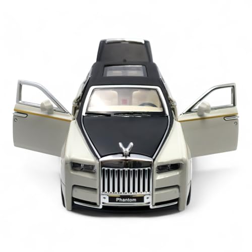 The Flyers Bay 1:32 Die-Cast Rolls-Royce Style Car Toy with Pull-Back Action, Lights & Music, Openable Doors – Premium Metal Miniature Model for Kids 2+ Years