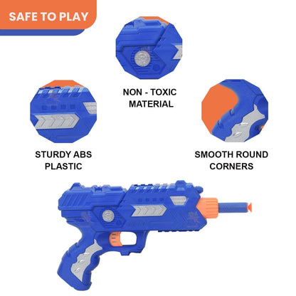 The Flyers Bay Foam Blaster Gun Toy for Kids | Soft Bullet Toy Gun for Boys | Includes 10 Safe Foam Darts & Target Shooting Play | Fun Outdoor & Indoor Action Toy