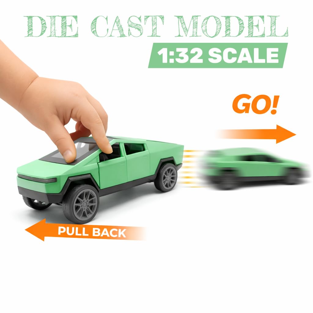 The Flyers Bay 1:32 Scale Die-Cast Metal Toy Vehicle for Kids – Pull-Back Action, Openable Doors, Lights & Music | Realistic Miniature | Gift for Boys & Girls 2+ Years