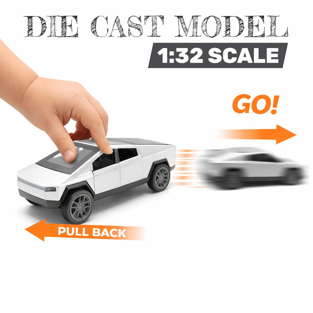 The Flyers Bay 1:32 Scale Die-Cast Metal Toy Vehicle for Kids – Pull-Back Action, Openable Doors, Lights & Music | Realistic Miniature | Gift for Boys & Girls 2+ Years