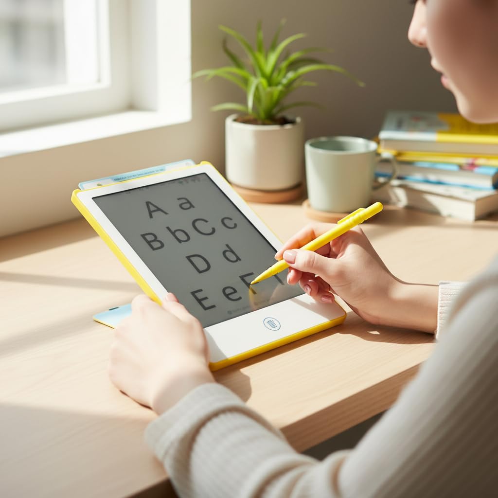 The Flyers Bay LCD Writing Tablet for Kids – 8.5 Inch Digital Slate Pad for Drawing & Writing for Kids Age 3+ Year Smart Writing Tab for Boys & Girls
