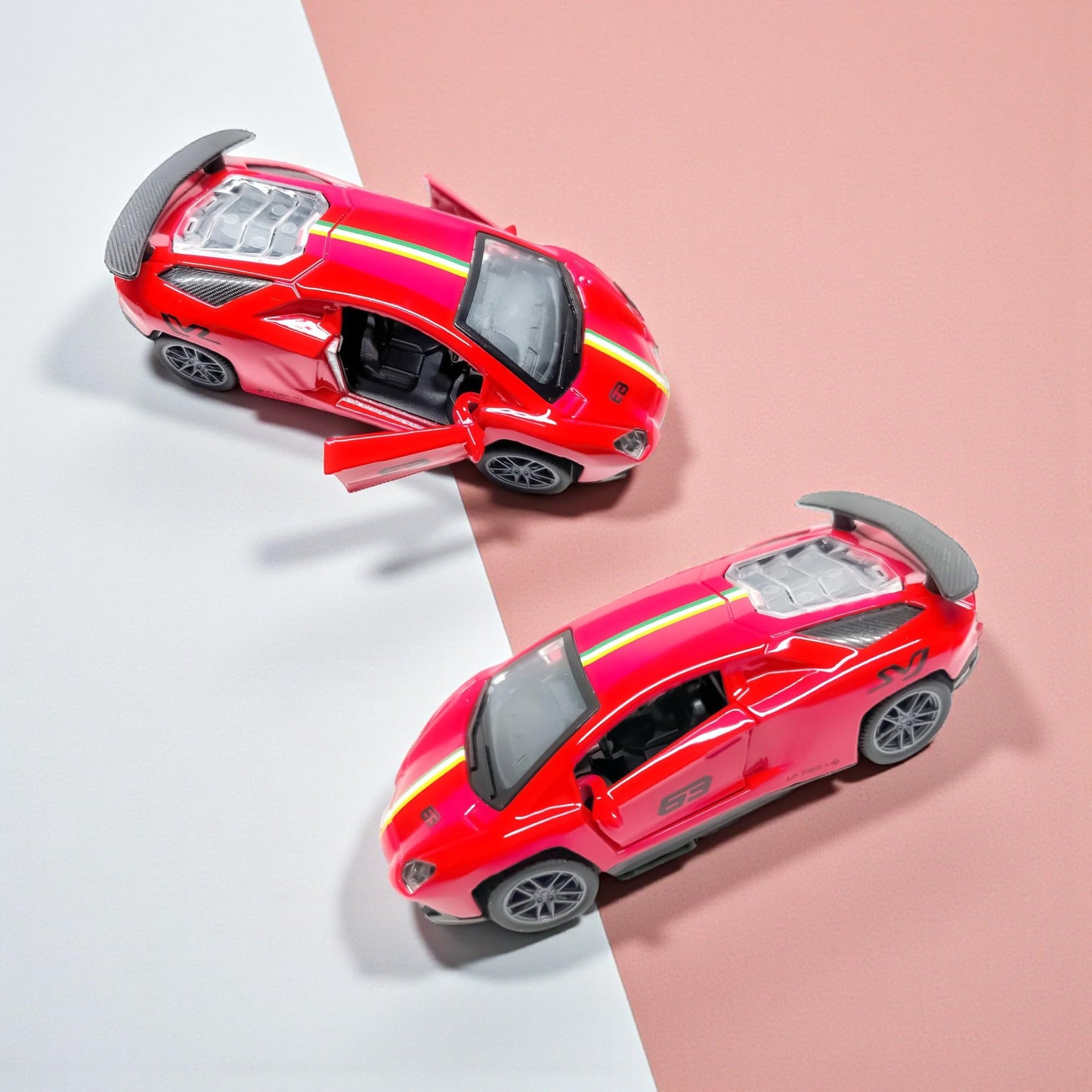 The Flyers Bay 1:32 Scale Die-Cast Metal Toy Vehicle for Kids – Pull-Back Action, Openable Doors, Lights & Music | Realistic Miniature | Gift for Boys & Girls 2+ Years