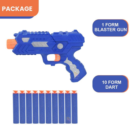The Flyers Bay Foam Blaster Gun Toy for Kids | Soft Bullet Toy Gun for Boys | Includes 10 Safe Foam Darts & Target Shooting Play | Fun Outdoor & Indoor Action Toy