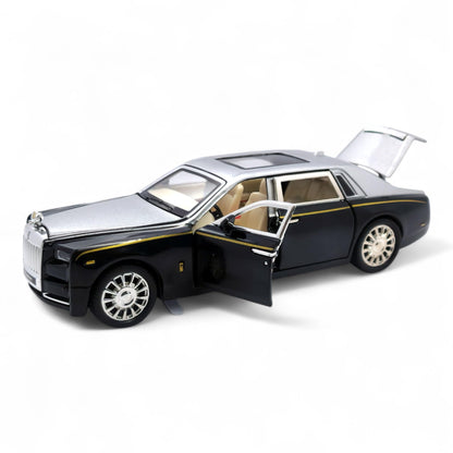 The Flyers Bay 1:32 Die-Cast Rolls-Royce Style Car Toy with Pull-Back Action, Lights & Music, Openable Doors – Premium Metal Miniature Model for Kids 2+ Years