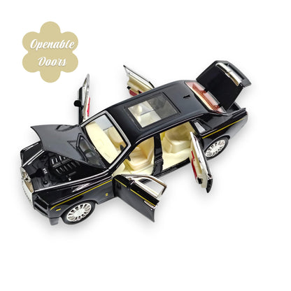 The Flyers Bay 1:32 Die-Cast Rolls-Royce Style Car Toy with Pull-Back Action, Lights & Music, Openable Doors – Premium Metal Miniature Model for Kids 2+ Years