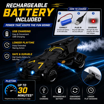 The Flyers Bay 1:16 Scale Remote Control Thar Jeep 4x4 with Lights, Music, and Openable Doors | Built-in Arjan Valley Song | Rechargeable Off-Road SUV Car Toy for Kids