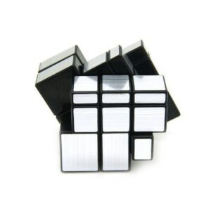 Fiddly's High Stability Stickerless Speed Cube (Silver Mirror) (unbox)(Pack Of 3 combo) - Image 2