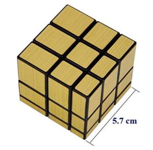 Fiddly's High Stability Stickerless Speed Cube (Golden Mirror) (Unbox) - Image 5