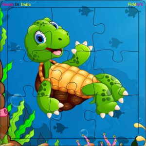 Fiddly's Wood Jigsaw Puzzles for Children - 9 Pieces (Animal & Sea - Pack of 6) - Image 4