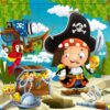 Fiddly's Wood Jigsaw Puzzles for Children - 9 Pieces (The Good Pirates - Pack of 4) - Image 6