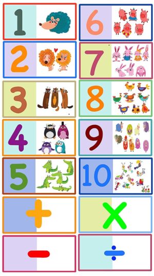 Fiddly's Pack of Alphabet and Numbers with Animals Illustrations Jigsaw Puzzle (Animal - Alphabet & Numbers) - Image 6