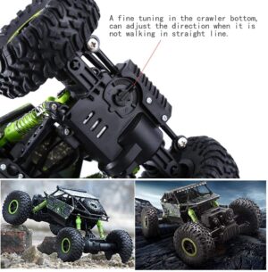 The Flyer's Bay Remote Controlled Rock Crawler RC Monster Truck, Four Wheel Drive, 1: 18 Scale 2.4 GHz - Image 8