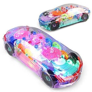 The Flyers Bay Concept Musical and 3D Lights Kids Transparent Car, Toy for 2-5 Year Kids - Image 2