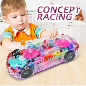 The Flyers Bay Concept Musical and 3D Lights Kids Transparent Car, Toy for 2-5 Year Kids - Image 6