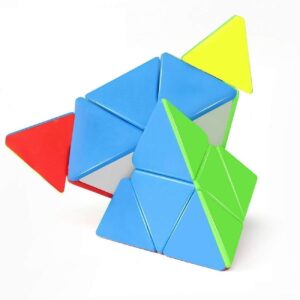 Fiddly's Pyramid Cube 3x3 Super Speed Sticker-Less Triangle Puzzle Cube - Image 5