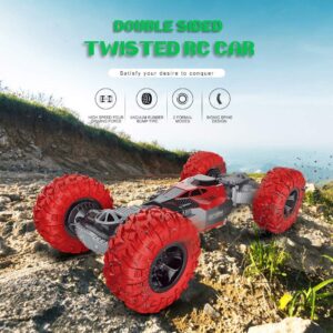 The Flyers Bay Double Sided Rc Stunt Car, One Key Deformation Vehicle, Monster Rock Crawler Off-Road Truck - Image 6