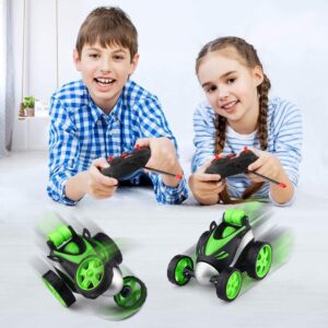 The Flyers Bay Remote Control Car Rc Stunt Car 360°Rotating Rolling Radio Control Electric Race Car Boys Toys Kids (Unbox) pack of 4 Car combo - Image 5