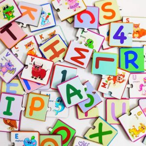 Fiddly's Pack of Alphabet and Numbers with Animals Illustrations Jigsaw Puzzle (Animal - Alphabet & Numbers) - Image 9