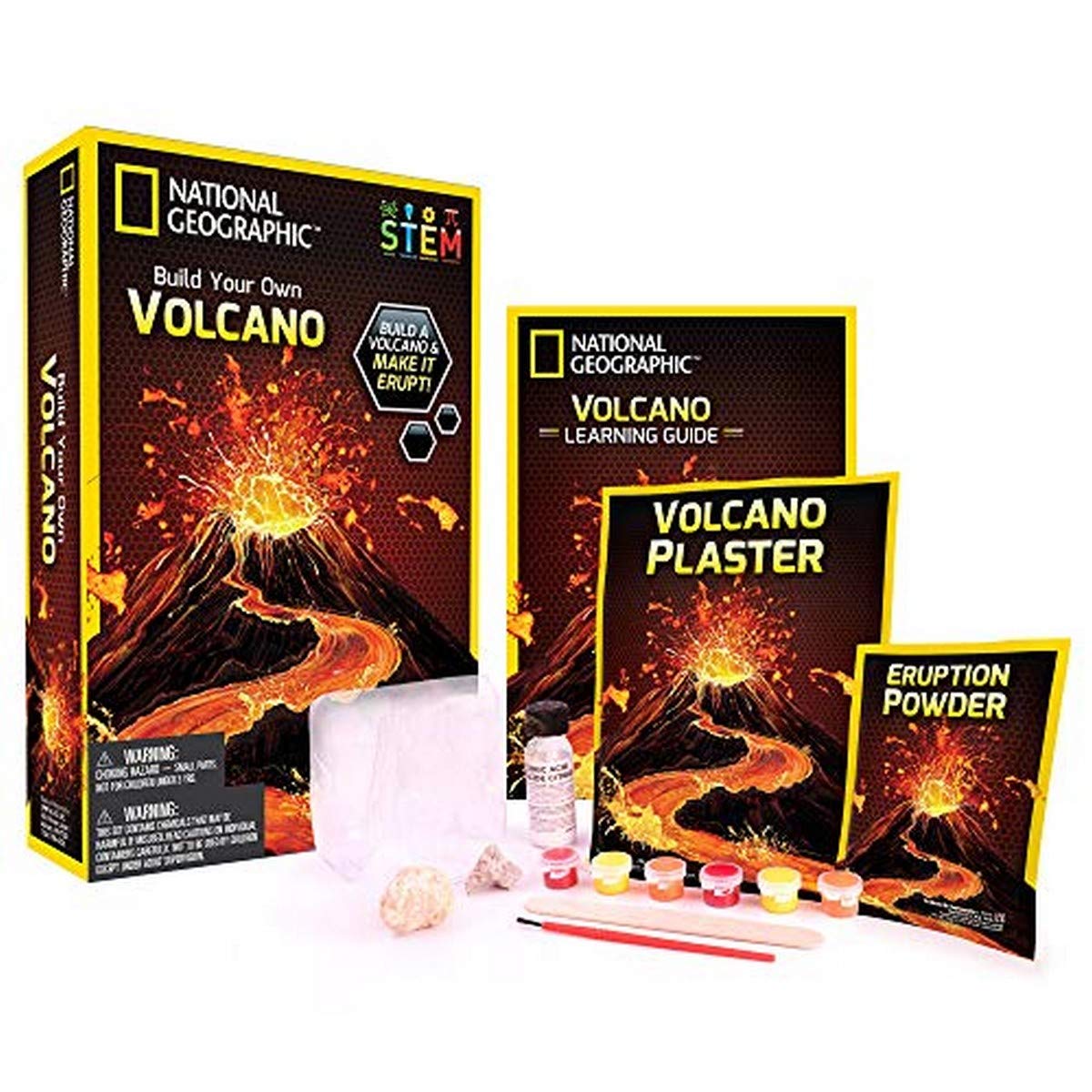 DIY National Geographic Volcano Science Kit Kids Children Educational Toy Sanwoo 