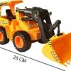 The flyers Bay Wired Remote Control Battery Operated JCB Crane Truck Toy Construction Toys for Boys (Small JCB) - Image 5