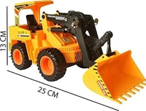 The flyers Bay Wired Remote Control Battery Operated JCB Crane Truck Toy Construction Toys for Boys (Small JCB) - Image 5