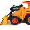 The flyers Bay Wired Remote Control Battery Operated JCB Crane Truck Toy Construction Toys for Boys (Small JCB) - Image 2