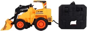 The flyers Bay Wired Remote Control Battery Operated JCB Crane Truck Toy Construction Toys for Boys (Small JCB) - Image 4