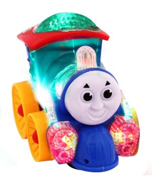 Fiddlys Bump and go Action, Musical Train Engine Toy for Kids and Toddlers | Toy Train for Kids (Multi Color)